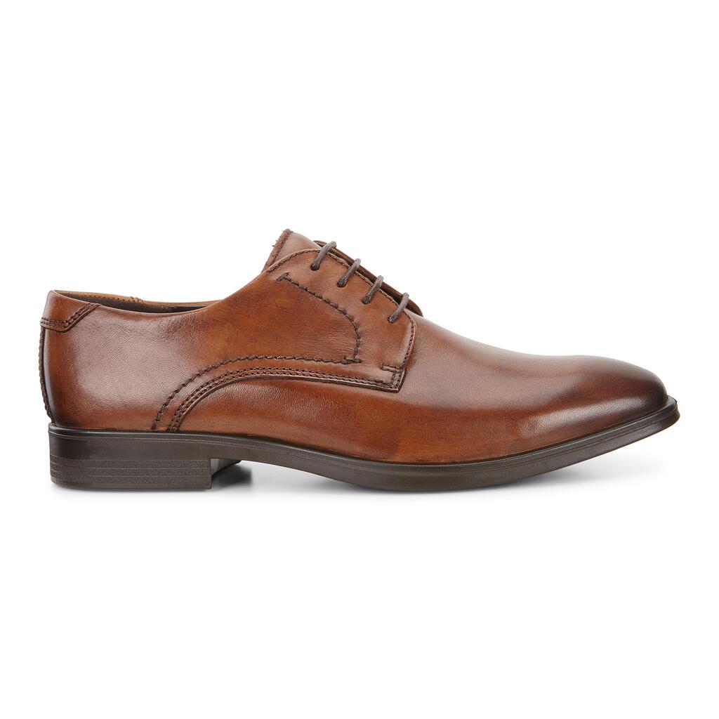 Ecco Melbourne Tie Mens Dress Shoes Brown Outlet - India WVL-715963